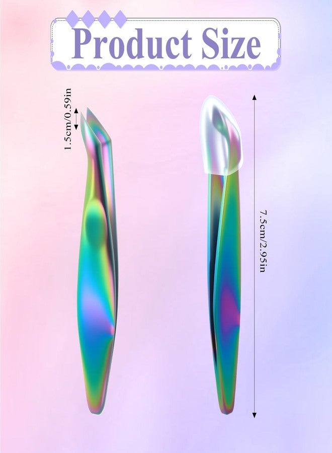 ValueBargain 2Pcs Cuticle Cutter, Precision Cuticle Clippers Travel Size Horny Clippers for Women Pointed Stainless Steel for Manicure & Pedicure - Image 2